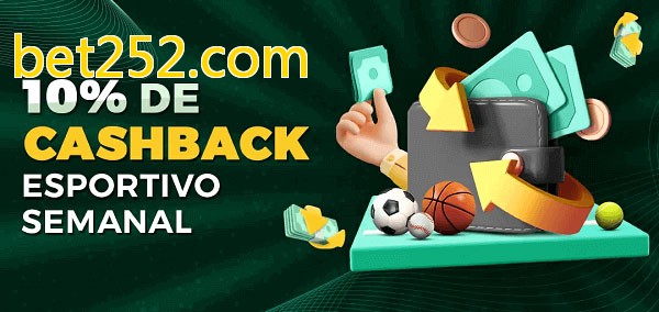 10% de bônus de cashback na bet252.com